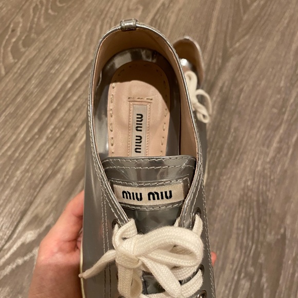 Miu Miu Rhinestone Sneakers - Picture 5 of 14